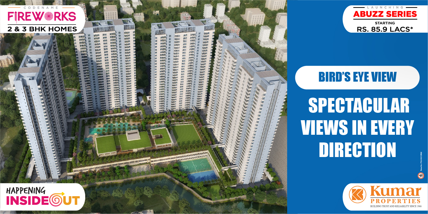Kumar Fireworks 2 & 3 BHK Flats in Hadapsar by Kumar Properties