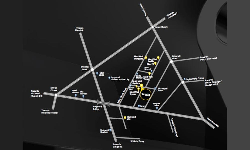 Tropez Business Centre Location Map