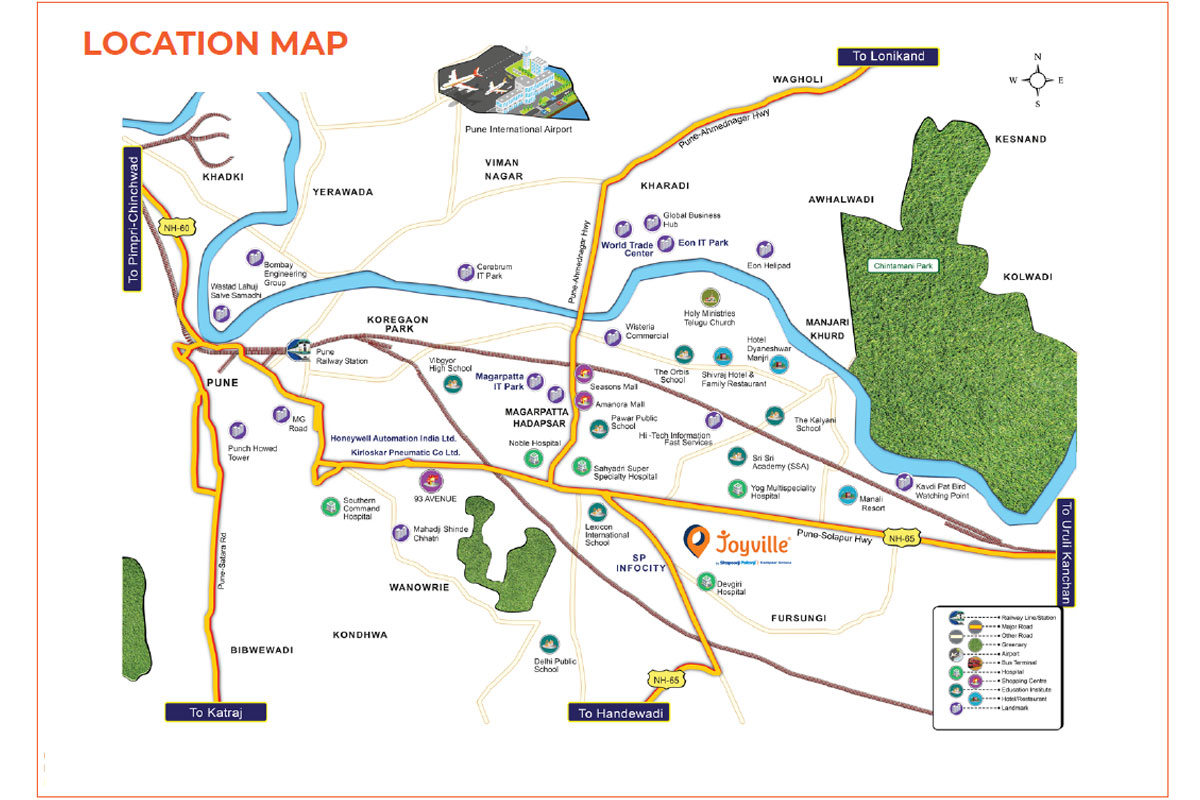 Joyville-Manjari Location Map