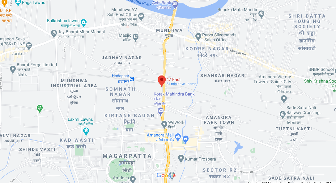 Kumar 47 East Location Map