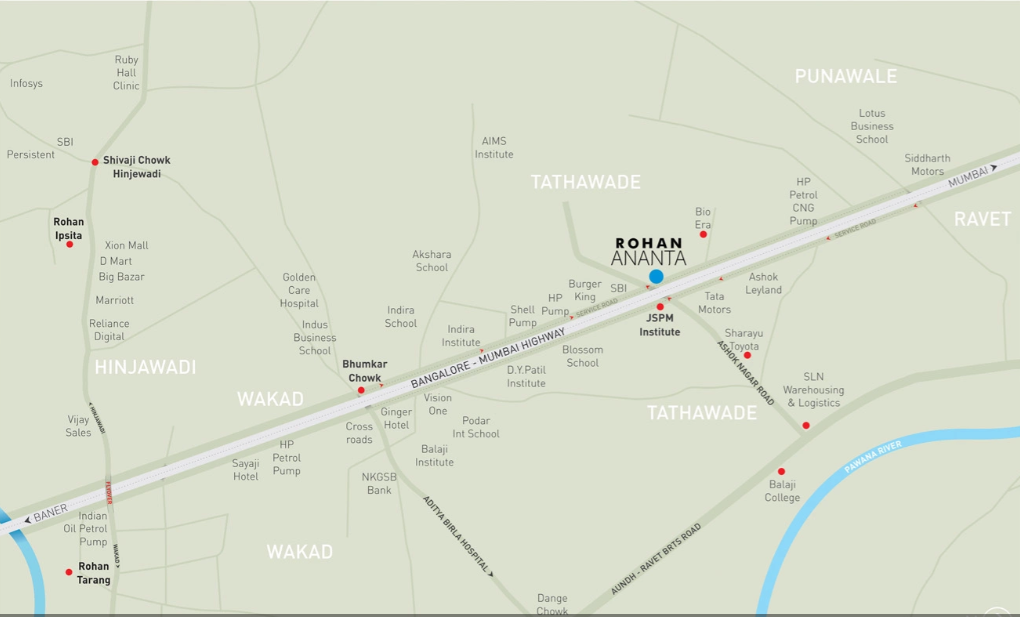 Rohan Ananta Location Map