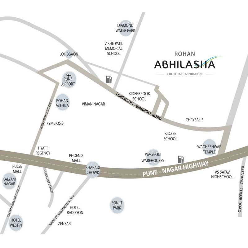 Rohan Abhilasha 2 Location Map