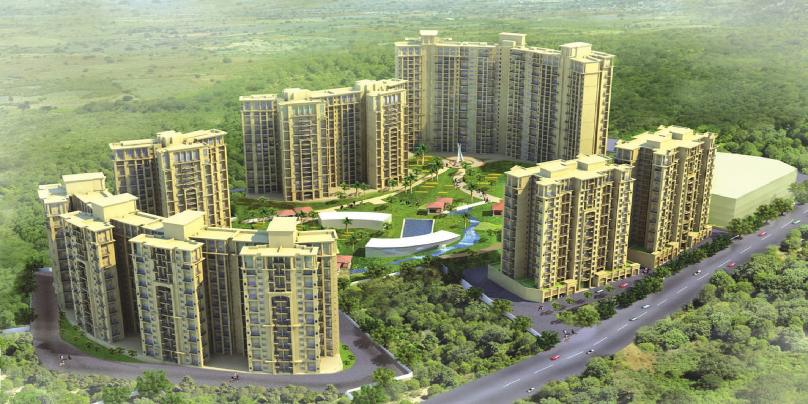 Raheja Galaxy Master Plan