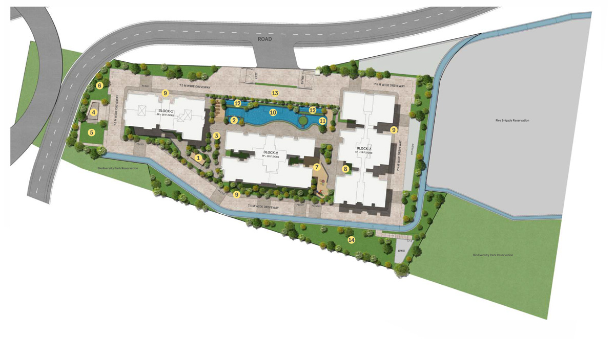 Sobha Nesara Site Plan