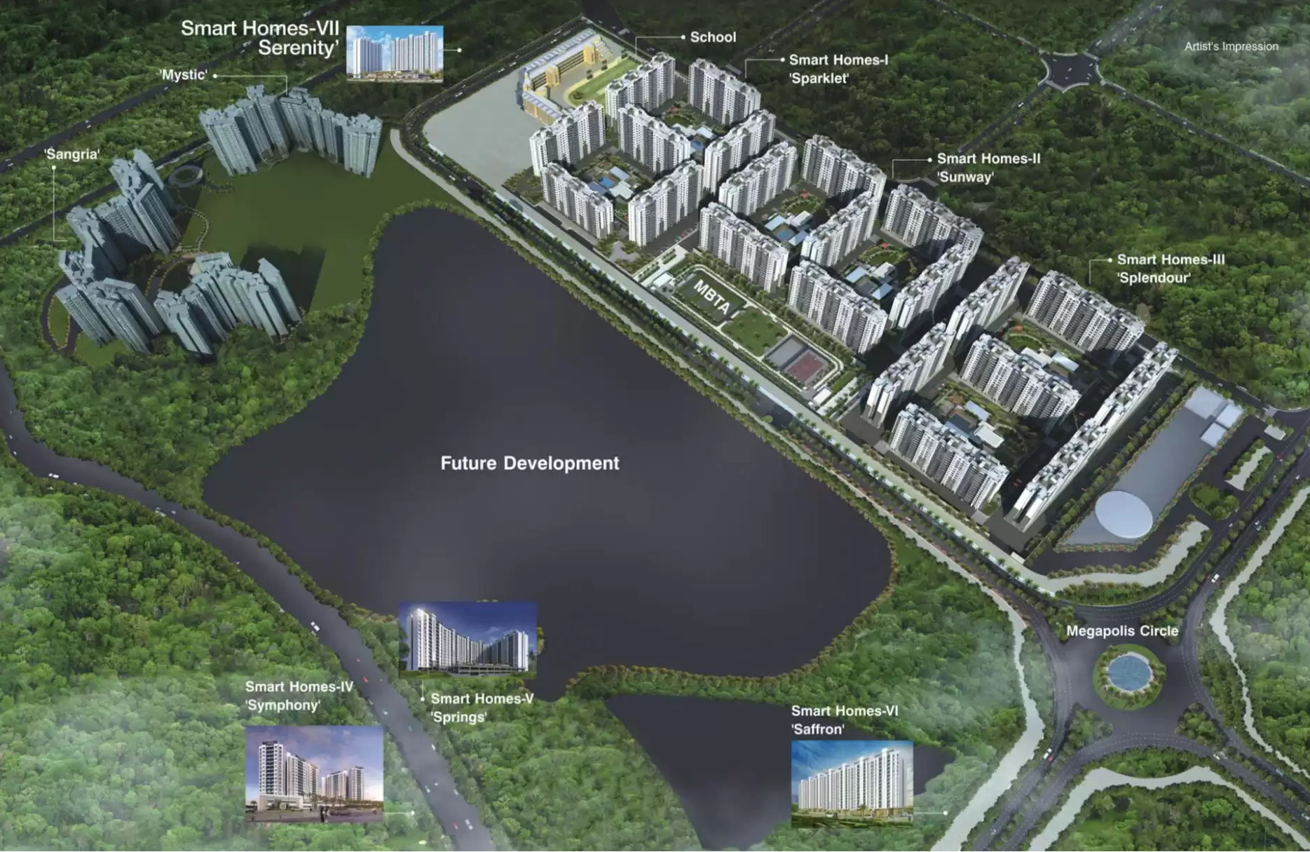 Serenity at Megapolis Site Plan